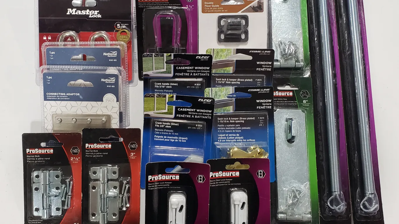 Assortment Door & Window Hardware
