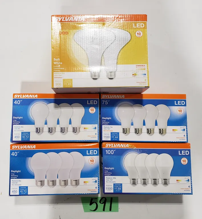 Assorted Sylvania LED Light Bulbs