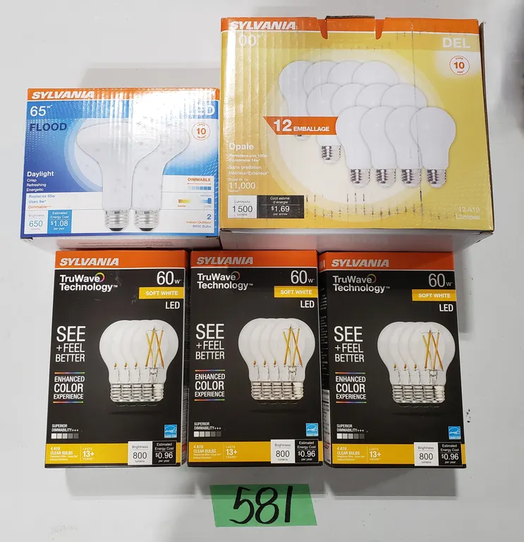 Assorted Sylvania LED Light Bulbs