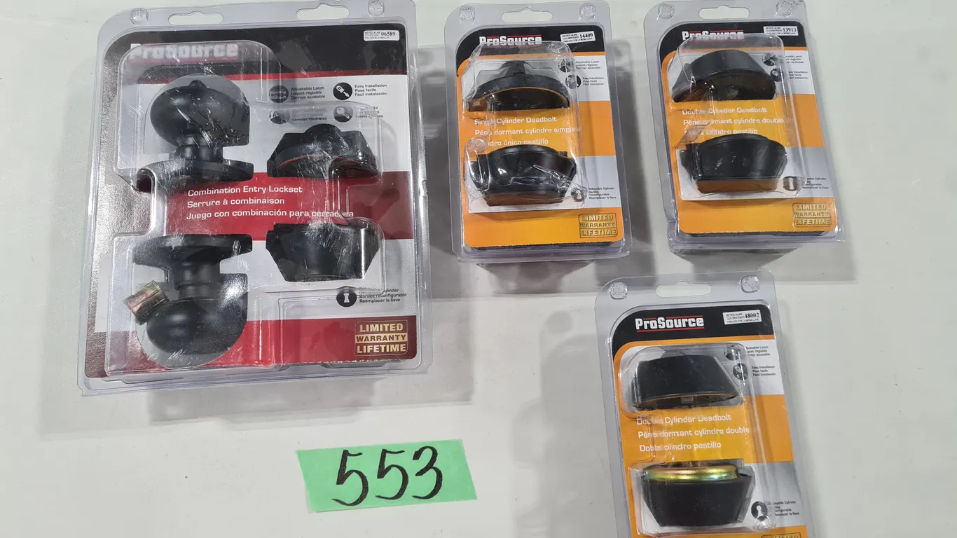 (4) ProSource Locksets & Deadbolts