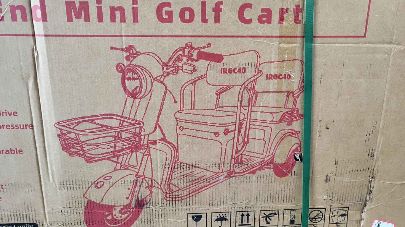 Unused 2026 IRANCH Mini Electric Golf Cart - Blue