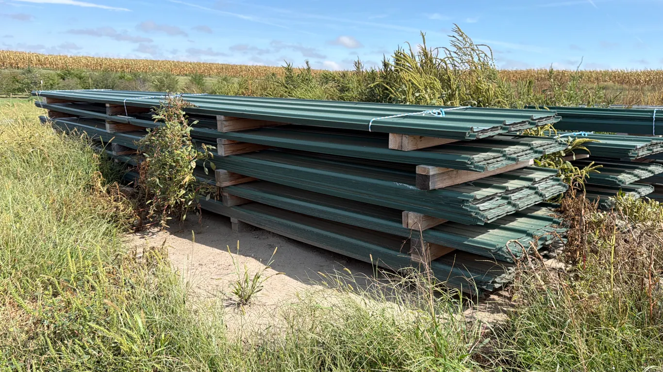 (150) Mortan Metal Building Sheets