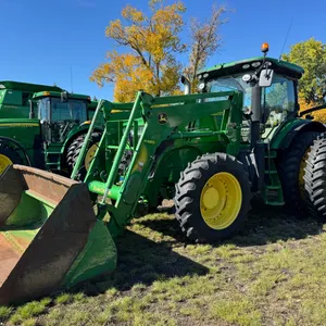 John Deere 7230R MFWD w/ JD H480 front loader