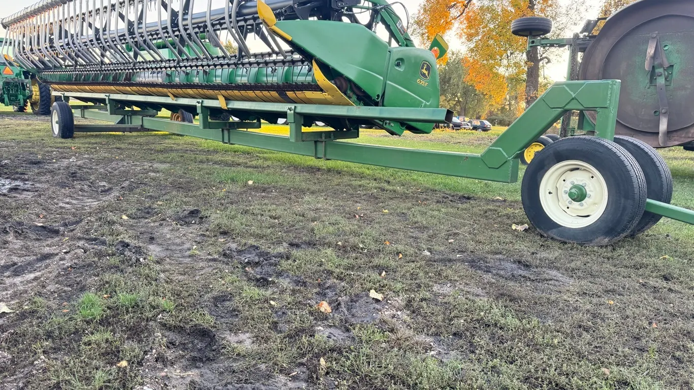 38' single axle header trailer