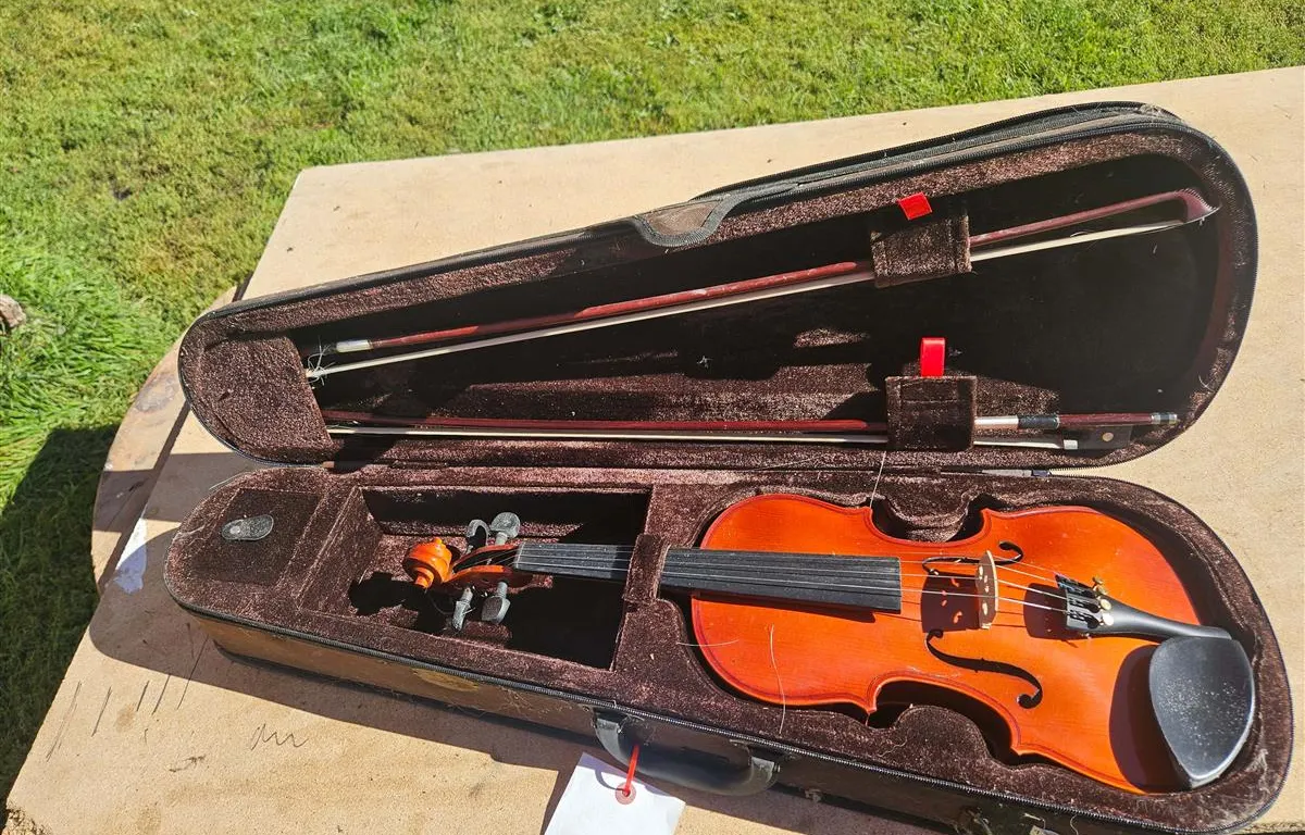 Full-Size Violin with Case and Bow
UNRESERVED