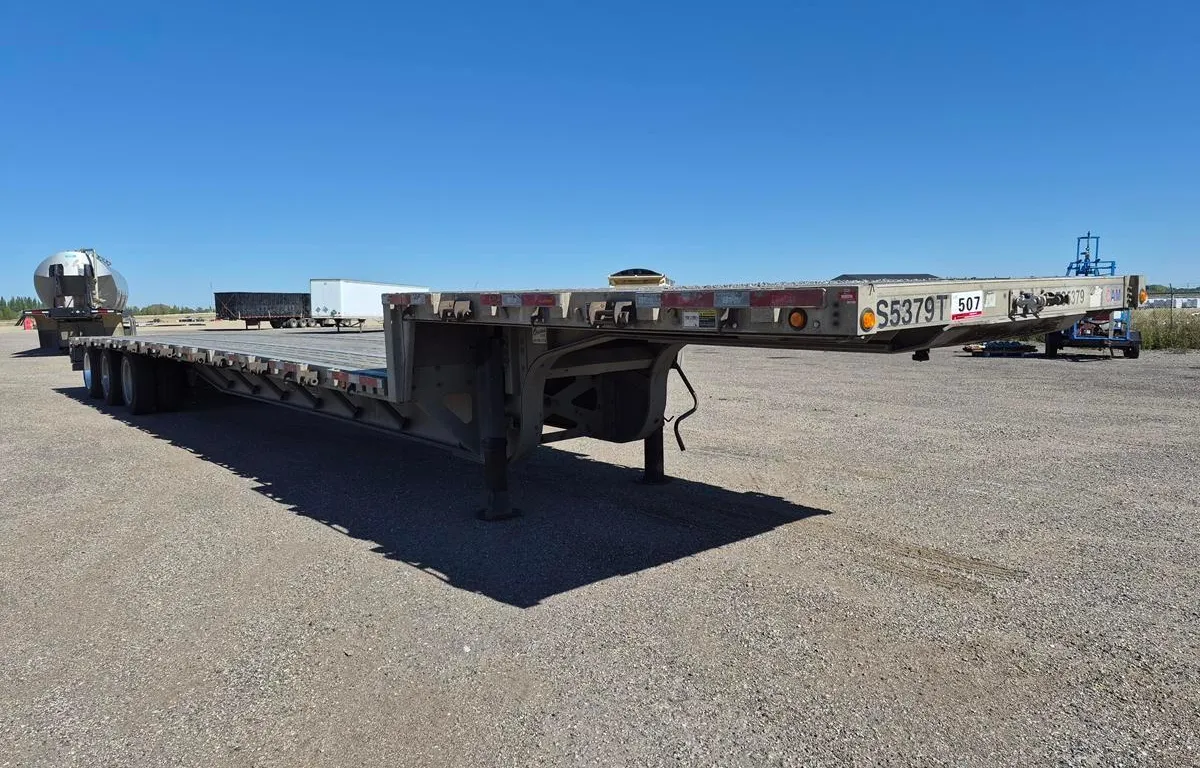 2012 Wilson Premier Tri/A Flatbed Trailer