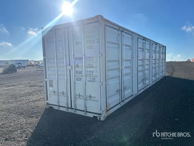 2026 40 ft High Cube Open-Sided Storage Container