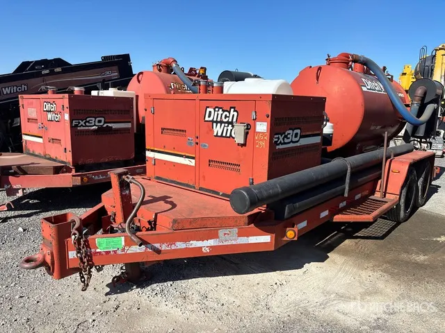 2007 Ditch Witch FX30 T/A Vacuum Tanker Trailer