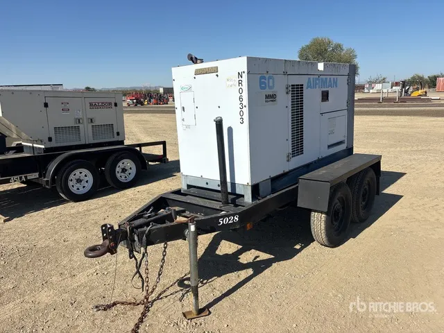 2004 Airman 60 kVA Mobile Generator Set