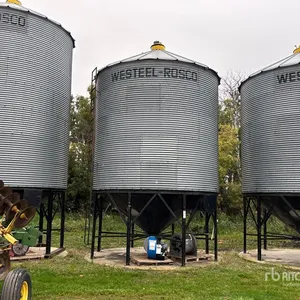 Westeel-Rosco 145 +/- 2000 bu 5 Ring Hopper Grain Bin
