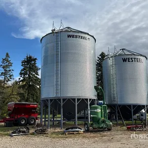 Westeel 2106 +/- 7000 bu 6 Ring Hopper Grain Bin