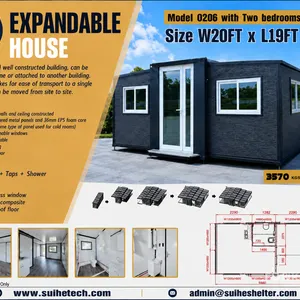2026 Suihe FB1920C-FP 19 ft x 20 ft Expandable House (Unused)