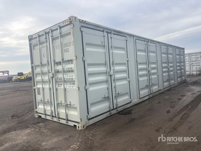 2026 40 ft High Cube Multi-Door Storage Container