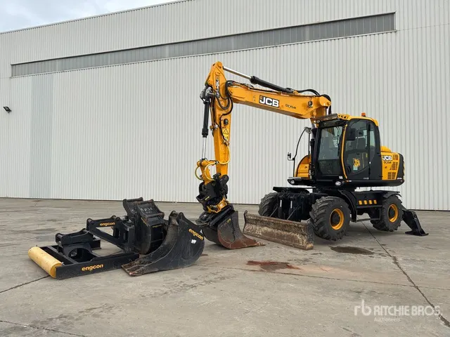 2023 JCB JS145WT-SV Pelle Sur Pneus Wheel Excavator