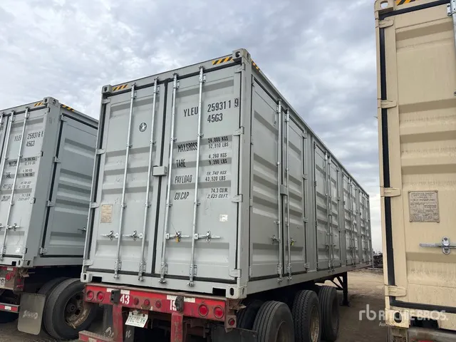 2026 40 ft High Cube Multi-Door Storage Container