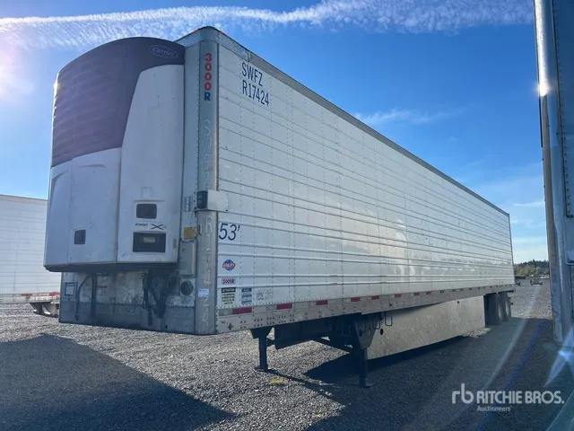 2017 Utility VS2RA 53 ft x 102 in T/A Refrigerated Trailer