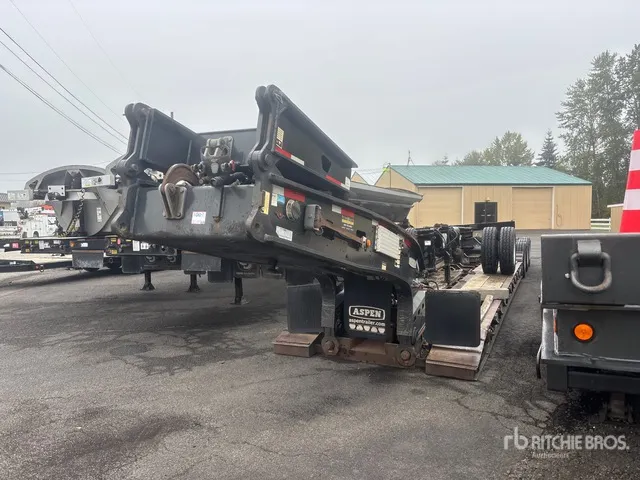2016 Aspen HHT/RL 55 ton Tri/A Removable Gooseneck Lowboy Trailer