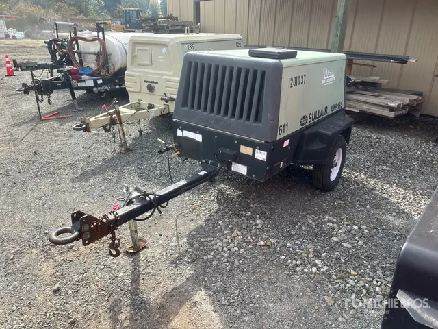 2011 Sullair 185 185 cfm Mobile Air Compressor