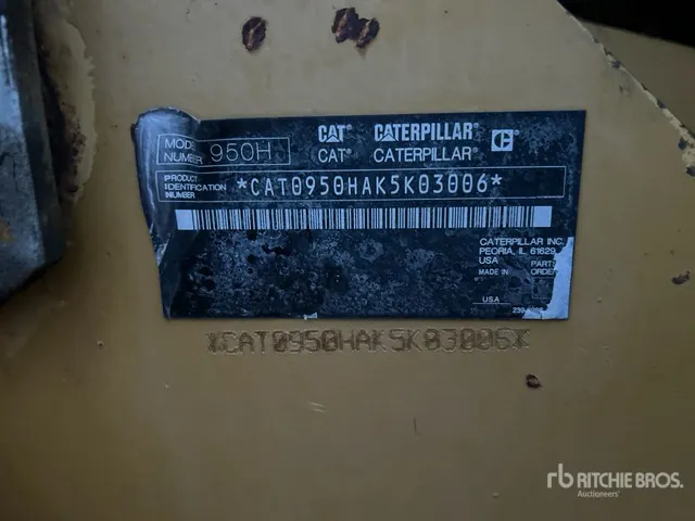 2010 Cat 950H Wheel Loader