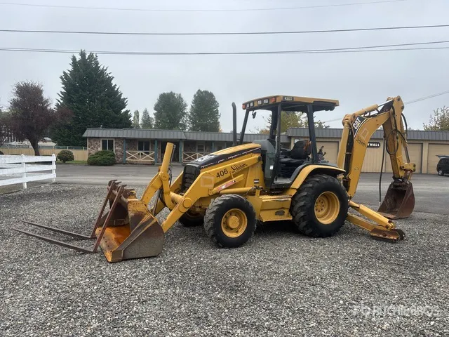 2004 Cat 420D 4x4 Backhoe Loader