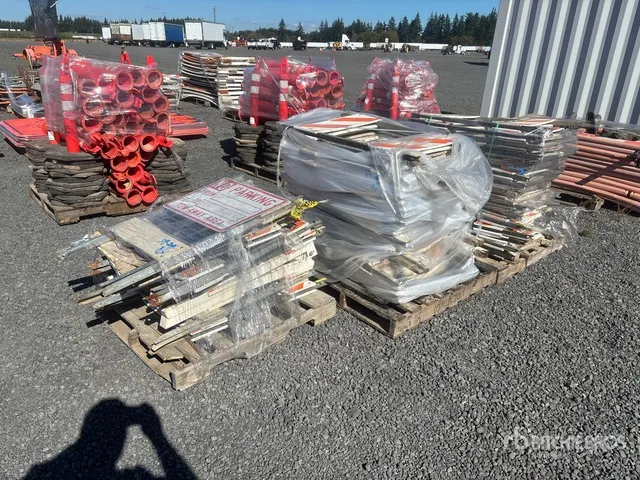 Quantity of (3) Pallets of Barrier