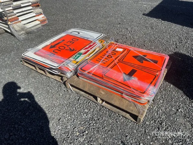Quantity of (2) Pallets of Road Signs