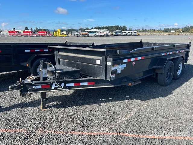 2021 PJ Trailers 16 ft T/A Dump Utility Trailer