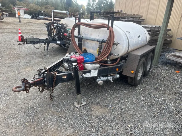 2012 Wylie 500 gal T/A Water Tank Trailer