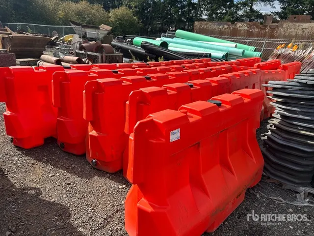 Quantity of (16) Plastic Barrier