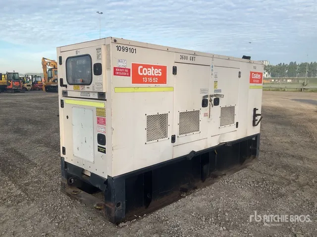 2011 FG Wilson XD150P2 150 kVA Skid-Mounted Generator Set