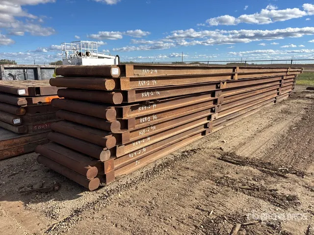 Quantity of (9) Custom Built Rig Mats