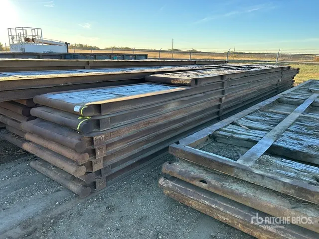 Quantity of (8) Custom Built Rig Mats
