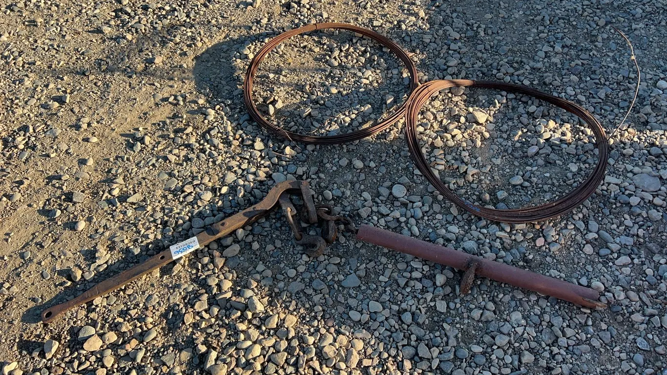 Rolls Of Wire & Load Binder