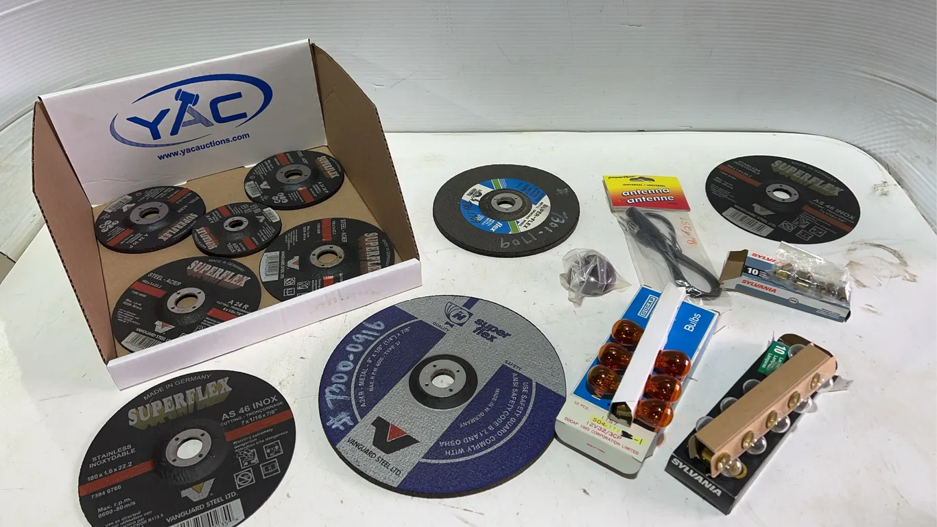 Grinder Discs & Automotive Bulbs