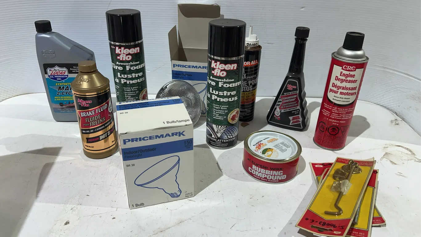 Floodlights & Automotive Grease