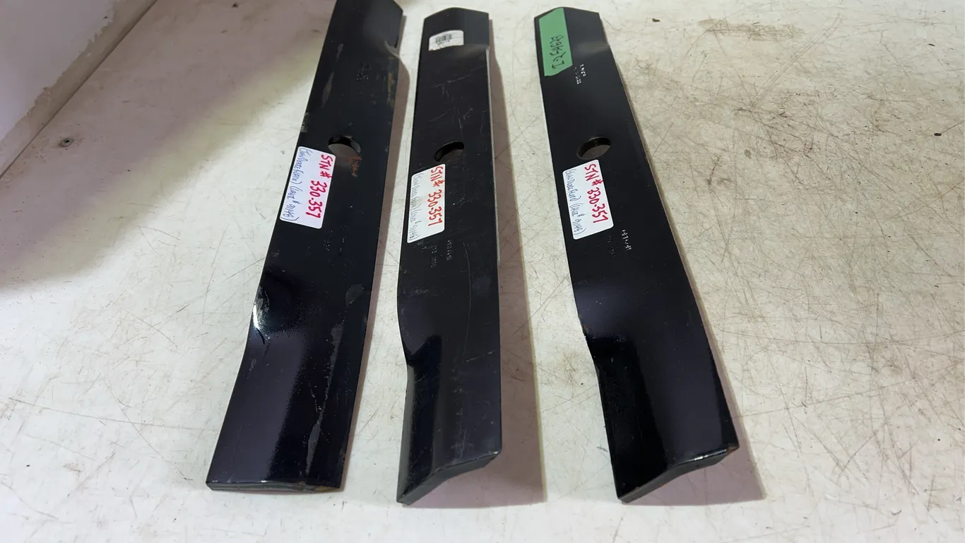 New Mower Blades