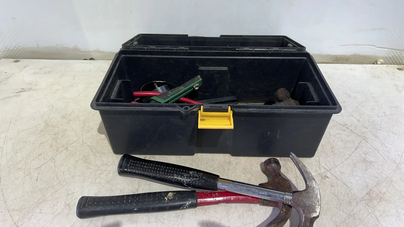 Tool Box W/ Tools & Supplies