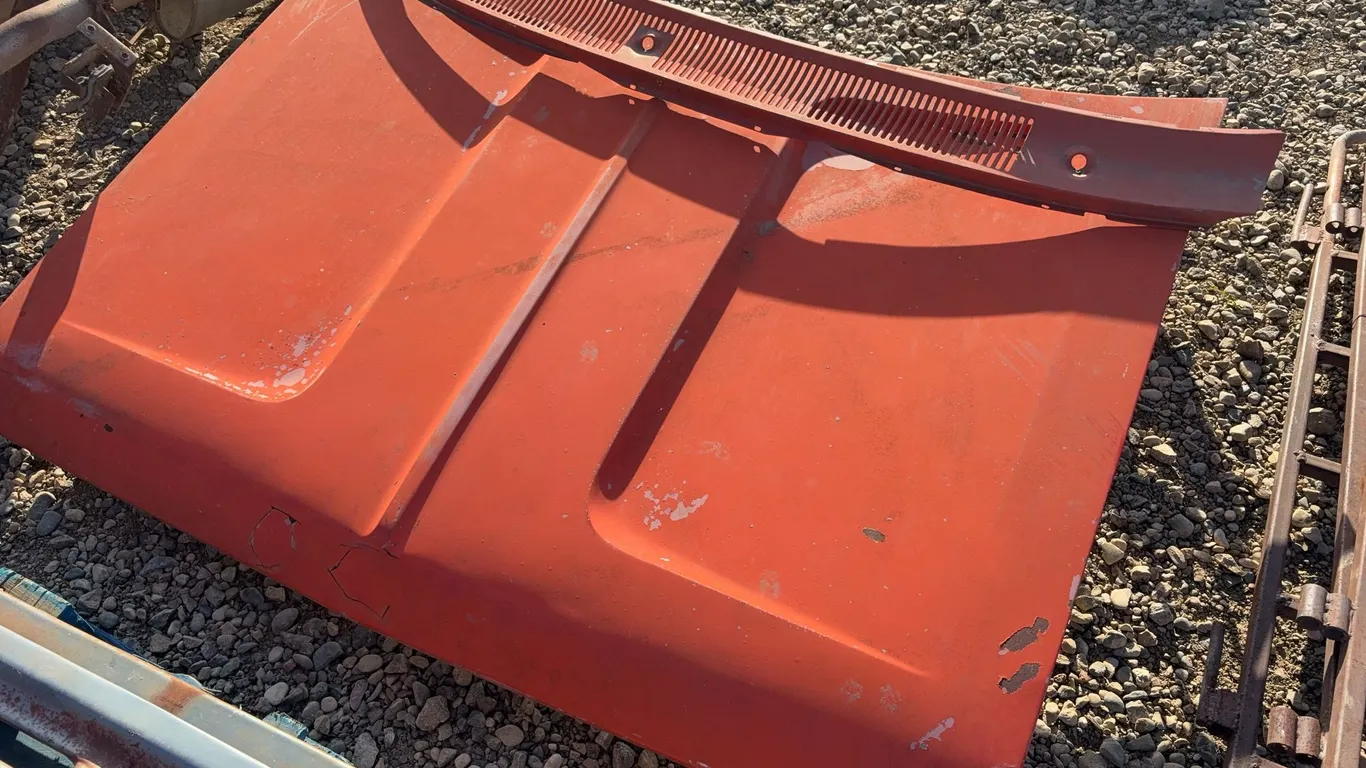 Hood W/Hinges & Windshield Wiper Bezel
