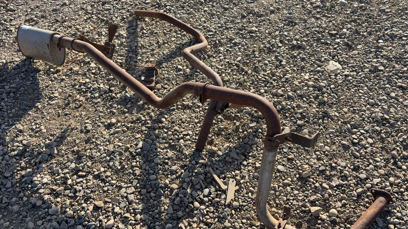 Complete Exhaust System For 225 6 Cylinder