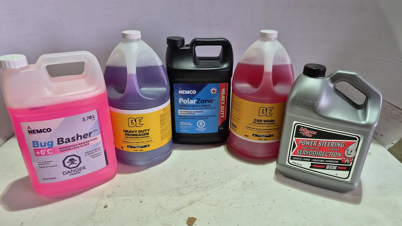 Washer Fluid, Antifreeze & Degreaser