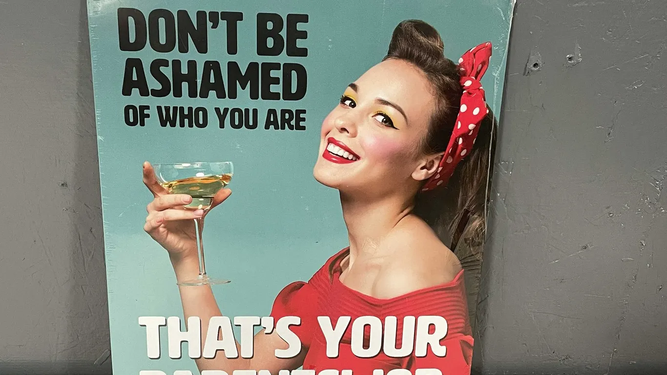 That's Your Parents Job Funny Metal Sign (T3)
