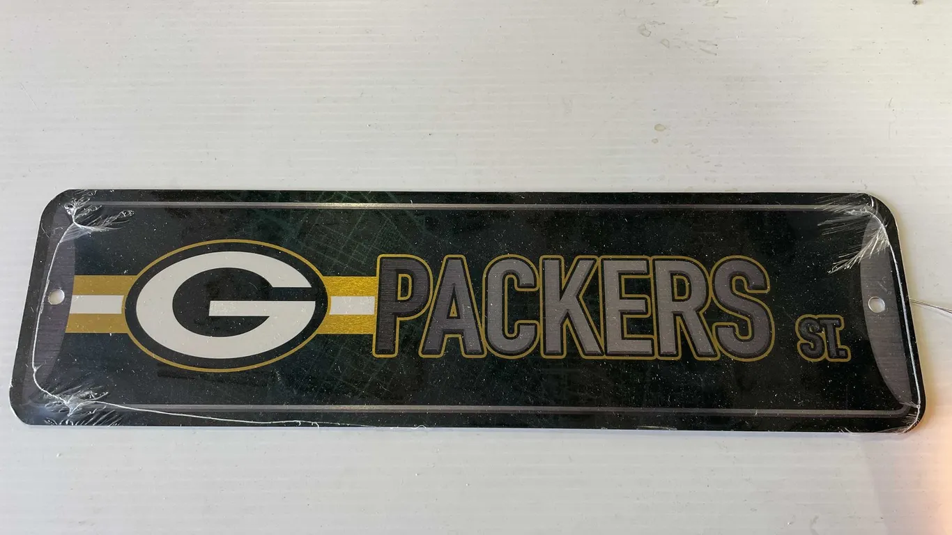 Green Bay Packers Street Metal Street Sign (T5)
