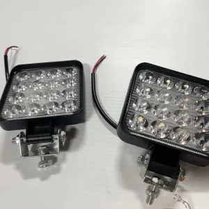 3.5" Square 12V LED Work Lights (T6)