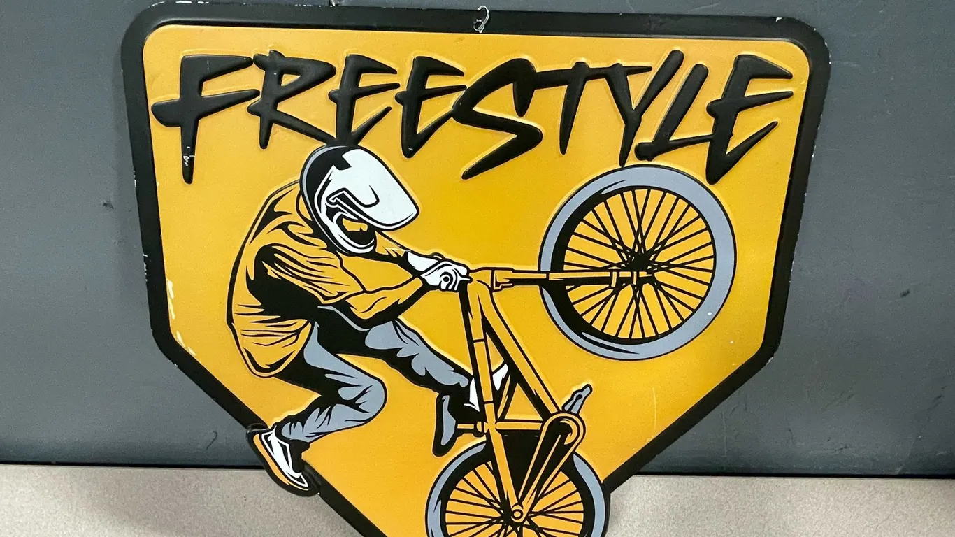 BMX Freestyle Metal Sign (T3)