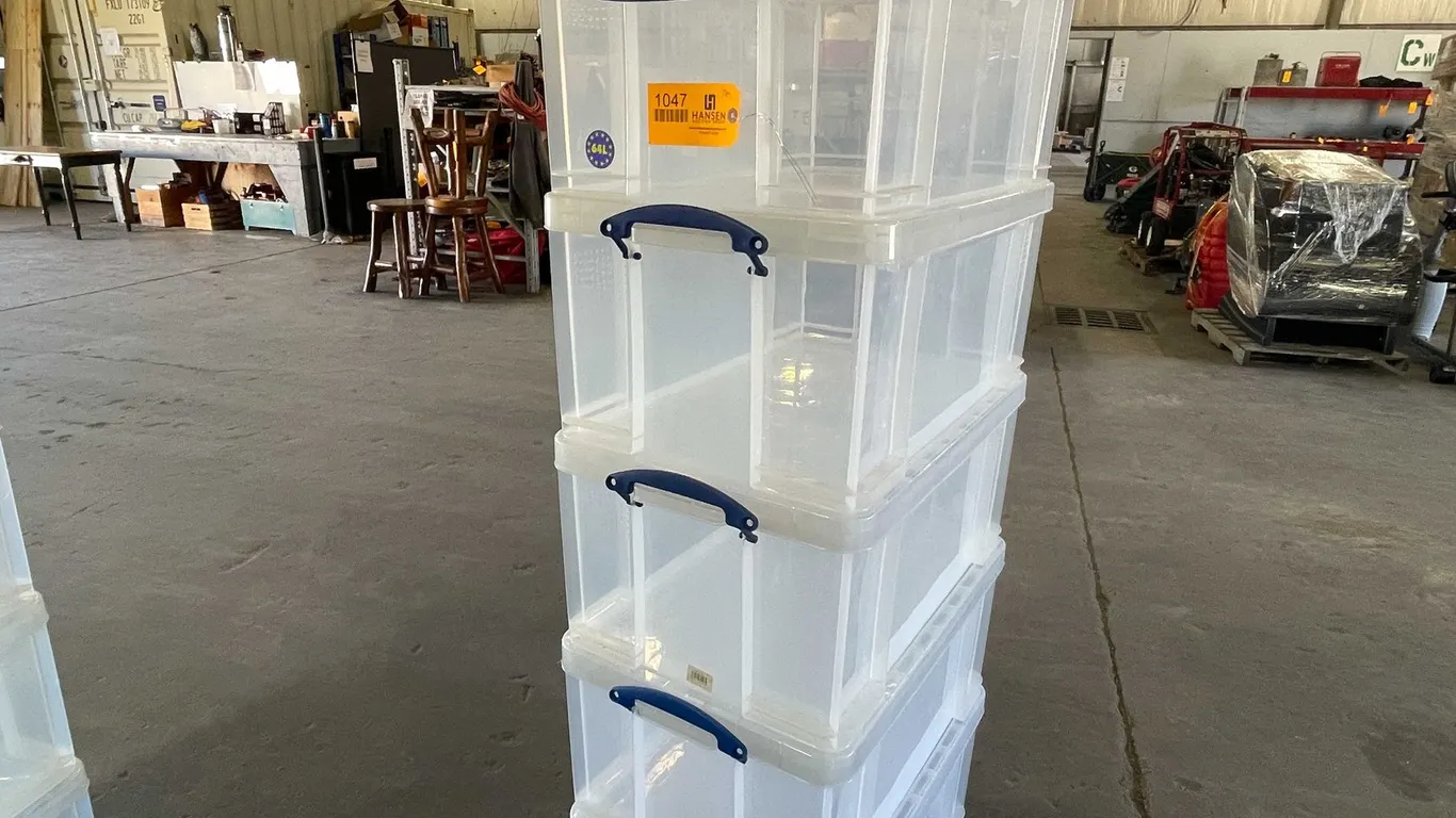 Really Useful 64 Liter Clear Totes (T4)