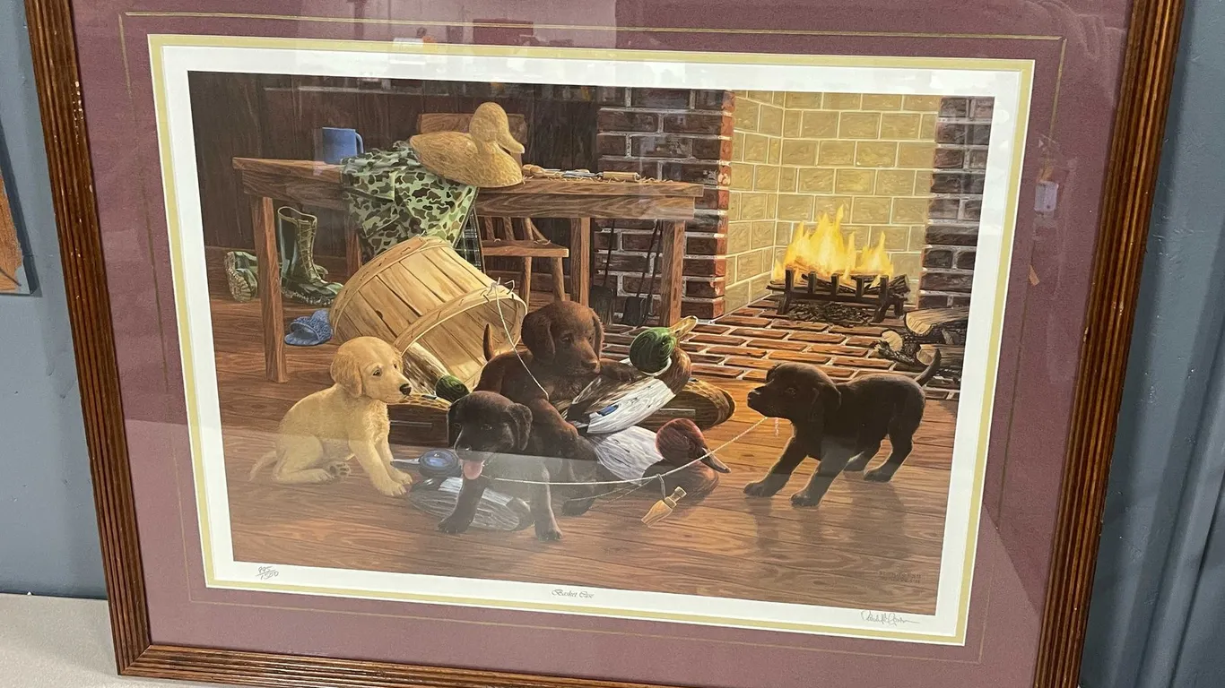 Basket Case Limited Edition Print by Randy McGovern Signed and Numbered (T4)