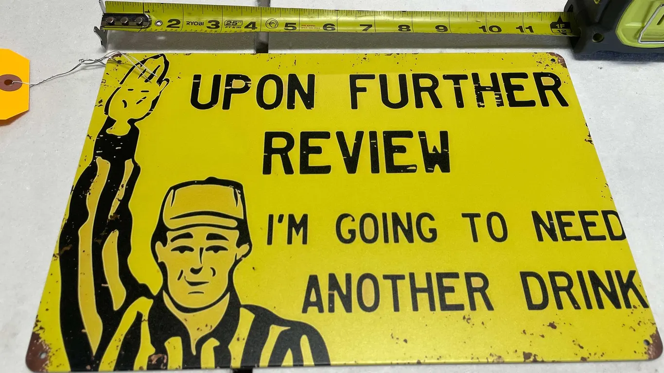 Metal Novelty Sign (T-2)