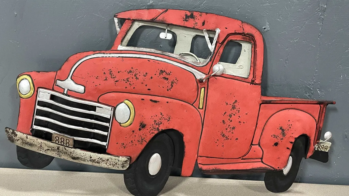 1950 Chevrolet Truck 3D Metal Sign (T3)