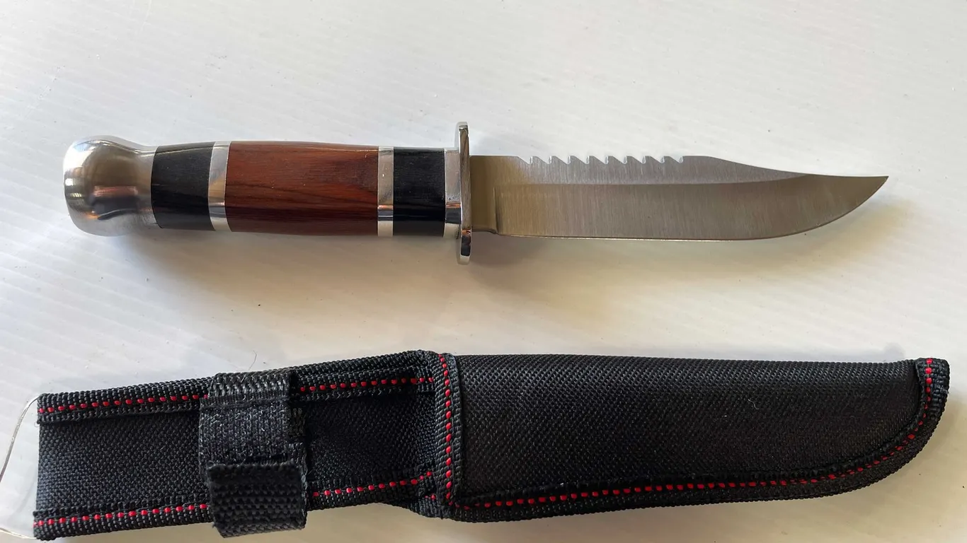Doom Blade Bowie Knife with Sheath (T5)