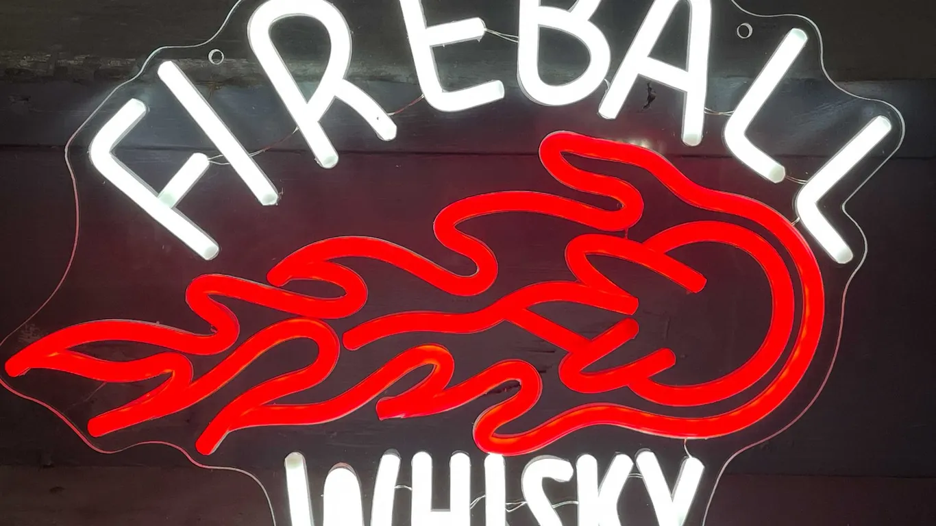 Fireball Whisky LED Neon Style Light (T4)